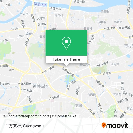 百万茶档 map