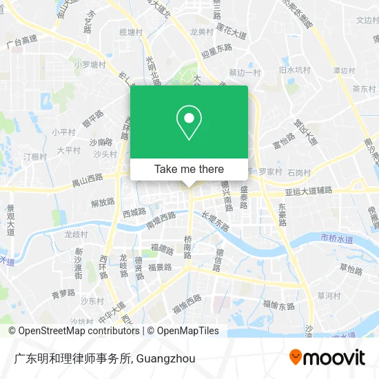 广东明和理律师事务所 map