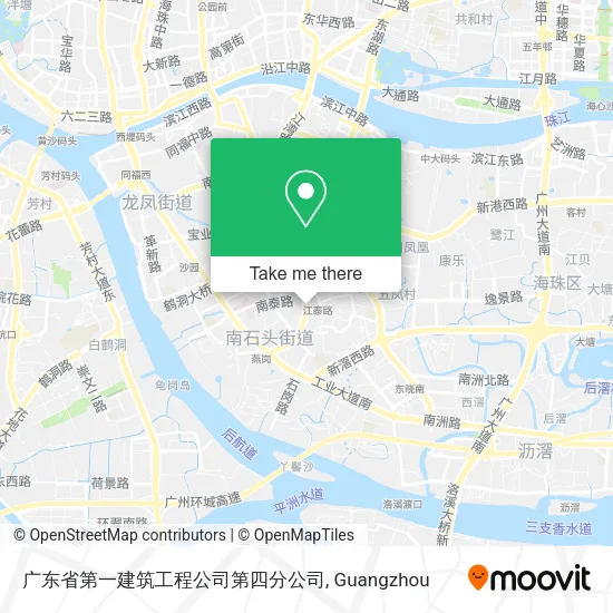 广东省第一建筑工程公司第四分公司 map