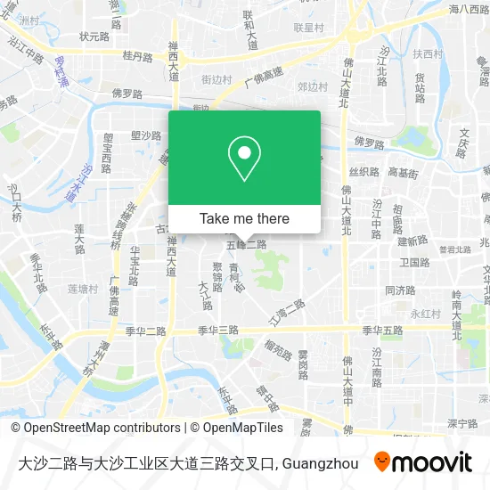 大沙二路与大沙工业区大道三路交叉口 map