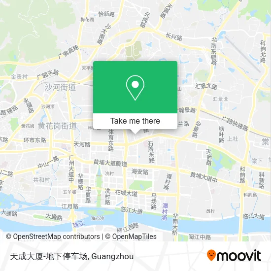 天成大厦-地下停车场 map