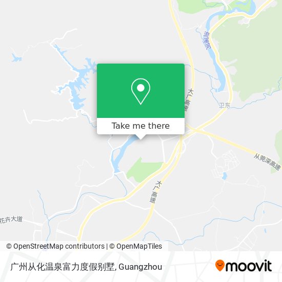 广州从化温泉富力度假别墅 map