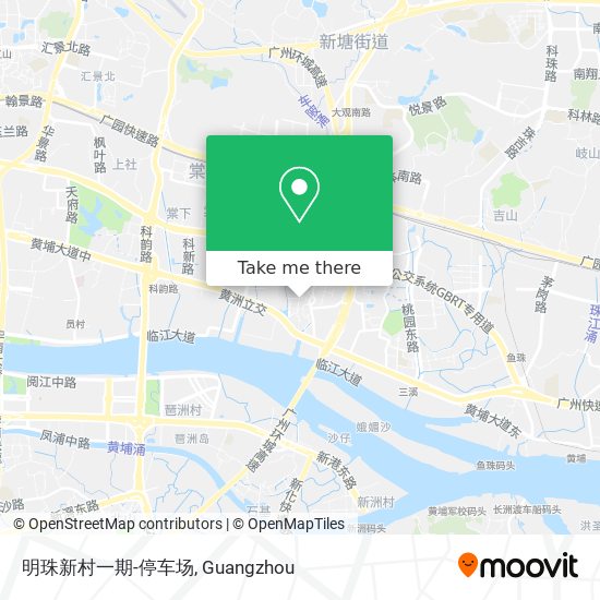 明珠新村一期-停车场 map