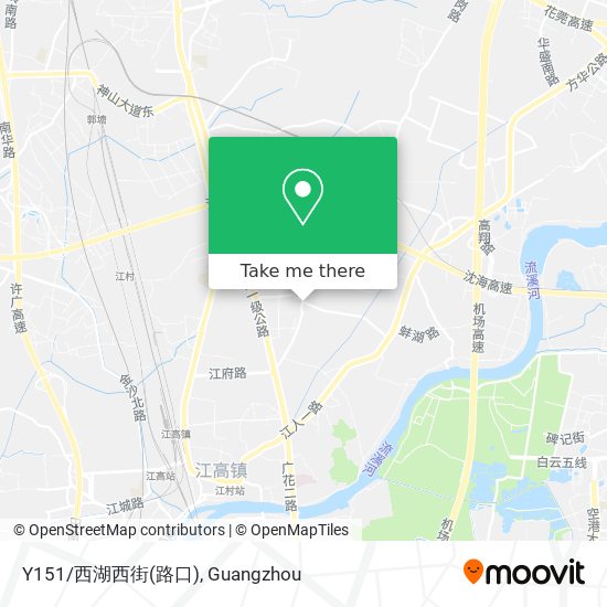 Y151/西湖西街(路口) map