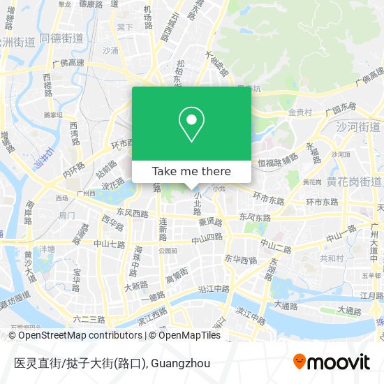 医灵直街/挞子大街(路口) map