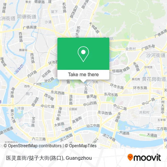 医灵直街/挞子大街(路口) map