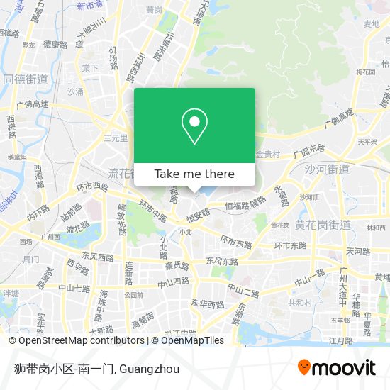 狮带岗小区-南一门 map