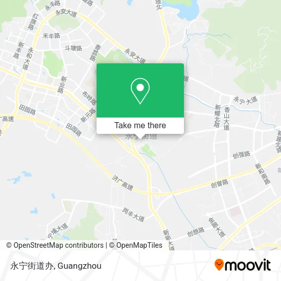 永宁街道办 map