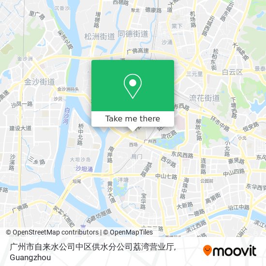 广州市自来水公司中区供水分公司荔湾营业厅 map