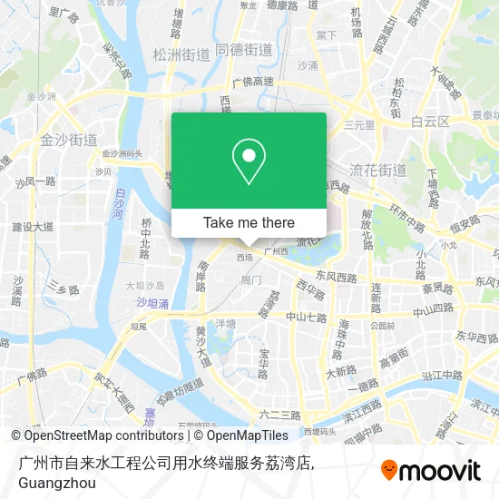 广州市自来水工程公司用水终端服务荔湾店 map