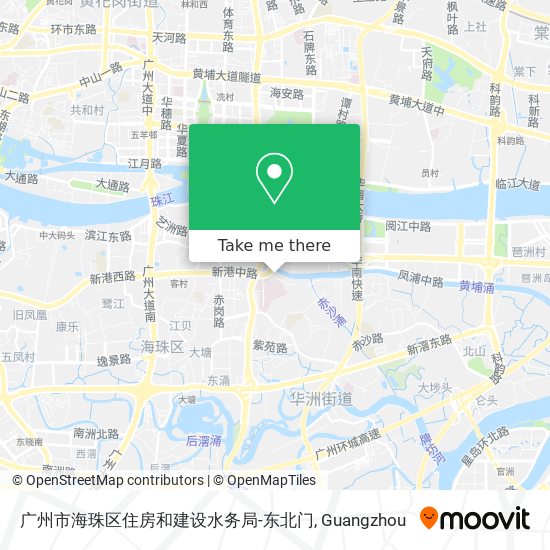 广州市海珠区住房和建设水务局-东北门 map