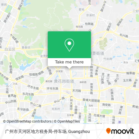 广州市天河区地方税务局-停车场 map