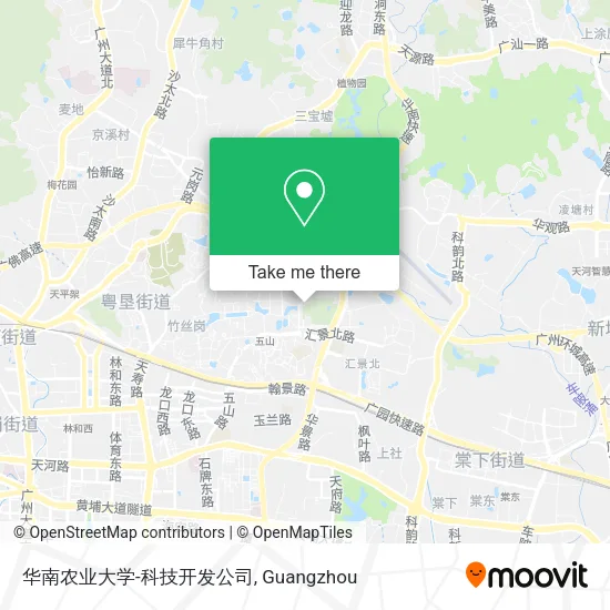 华南农业大学-科技开发公司 map