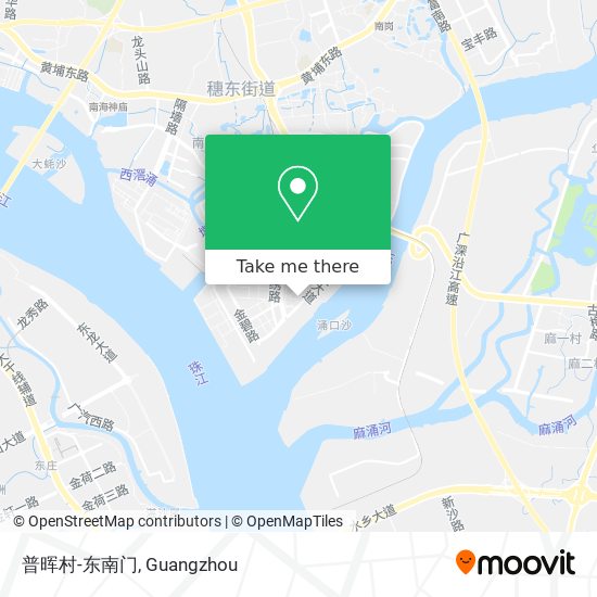 普晖村-东南门 map