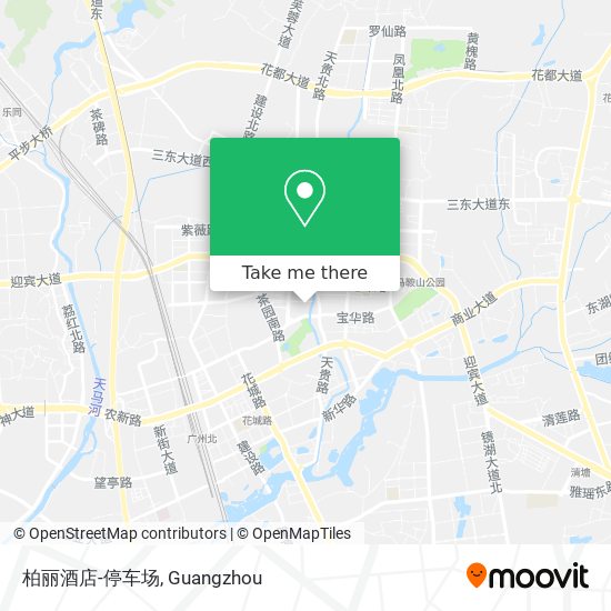 柏丽酒店-停车场 map