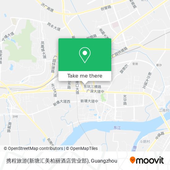 携程旅游(新塘汇美柏丽酒店营业部) map