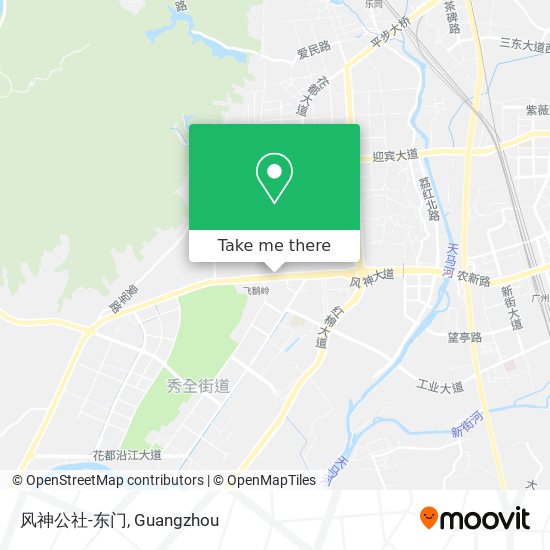 风神公社-东门 map