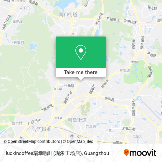 luckincoffee瑞幸咖啡(现象工场店) map