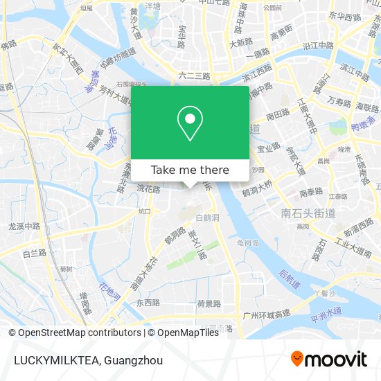 LUCKYMILKTEA map
