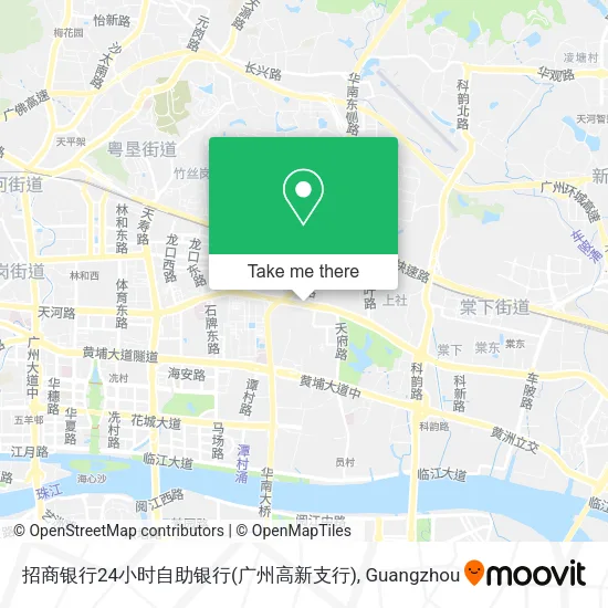 招商银行24小时自助银行(广州高新支行) map