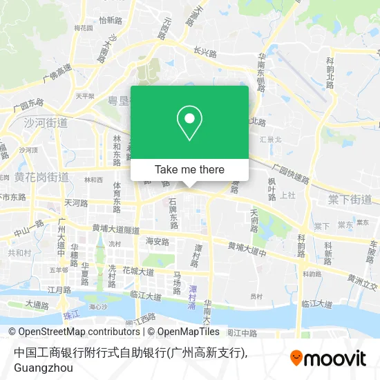 中国工商银行附行式自助银行(广州高新支行) map