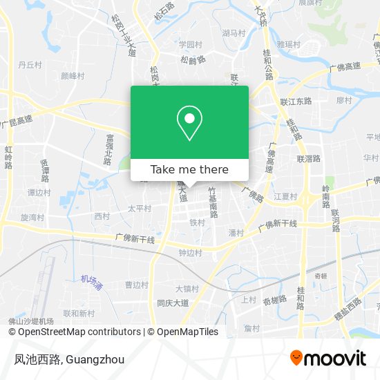 凤池西路 map