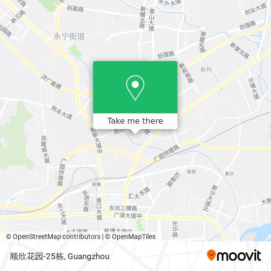 顺欣花园-25栋 map