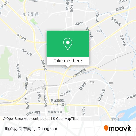 顺欣花园-东南门 map