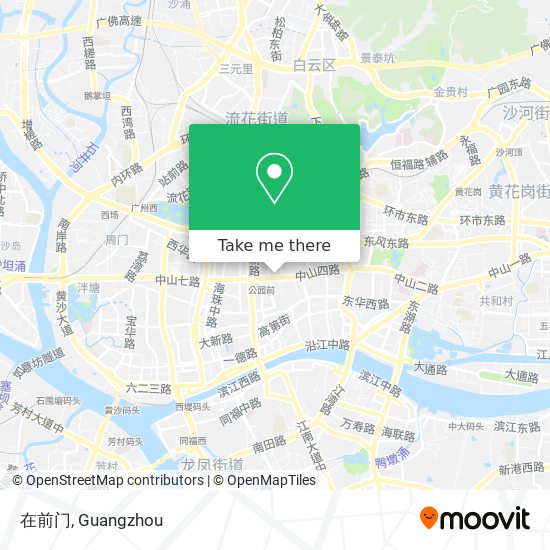 在前门 map