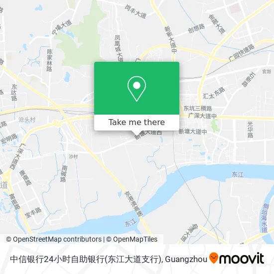 中信银行24小时自助银行(东江大道支行) map