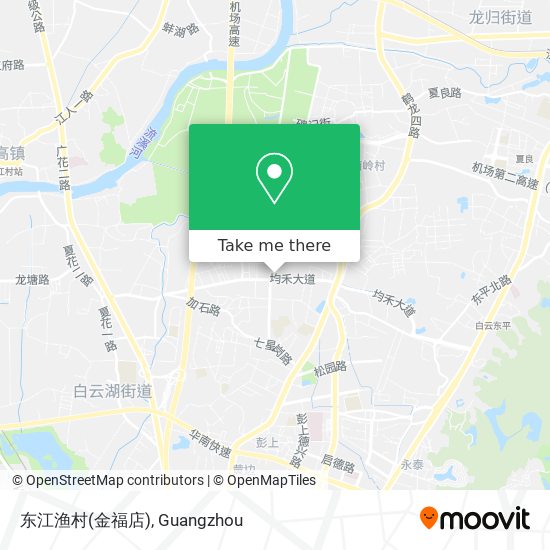 东江渔村(金福店) map