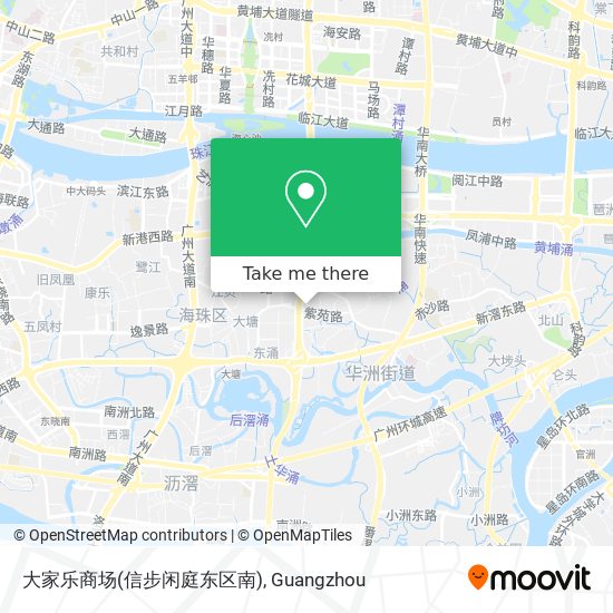 大家乐商场(信步闲庭东区南) map