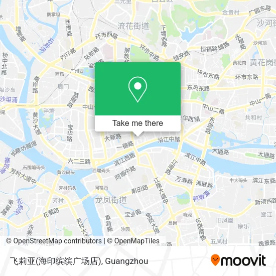 飞莉亚(海印缤缤广场店) map