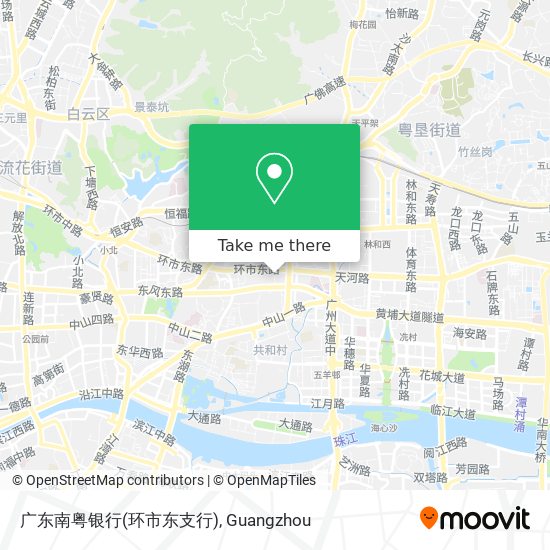 广东南粤银行(环市东支行) map