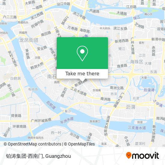 铂涛集团-西南门 map