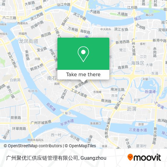 广州聚优汇供应链管理有限公司 map