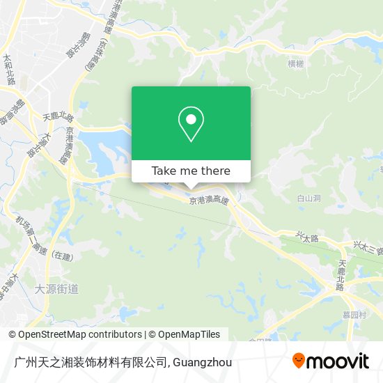 广州天之湘装饰材料有限公司 map