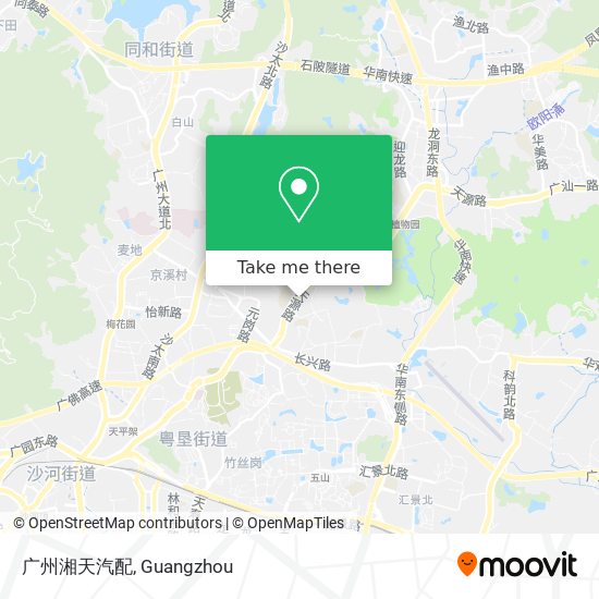 广州湘天汽配 map