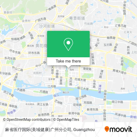 麻省医疗国际(美域健康)广州分公司 map