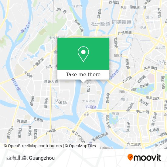 西海北路 map