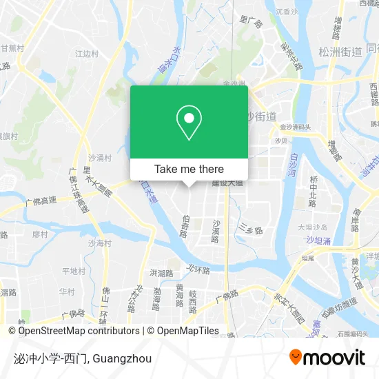 泌冲小学-西门 map