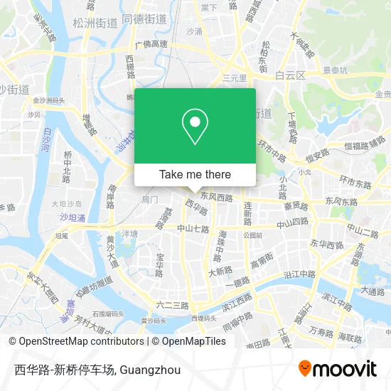 西华路-新桥停车场 map