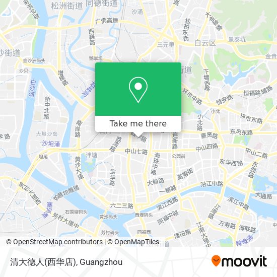 清大德人(西华店) map