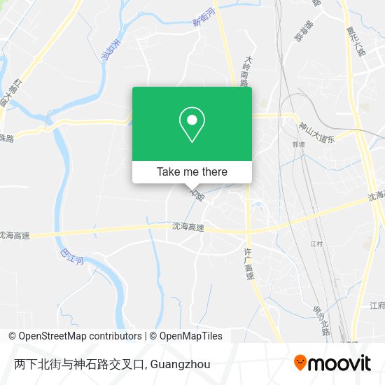 两下北街与神石路交叉口 map