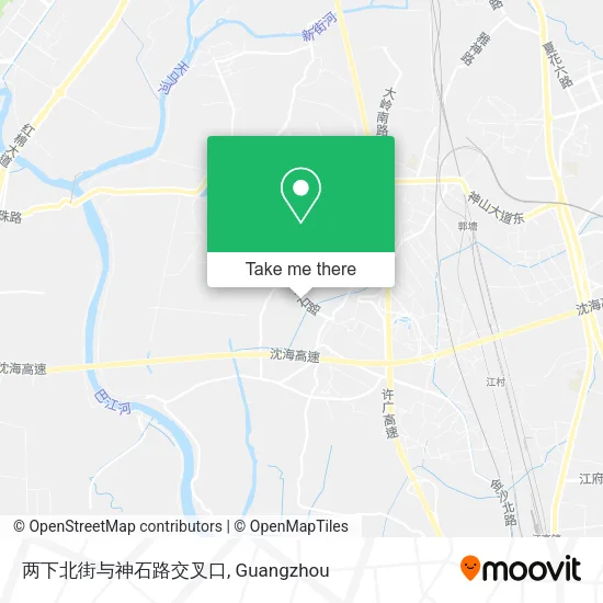 两下北街与神石路交叉口 map