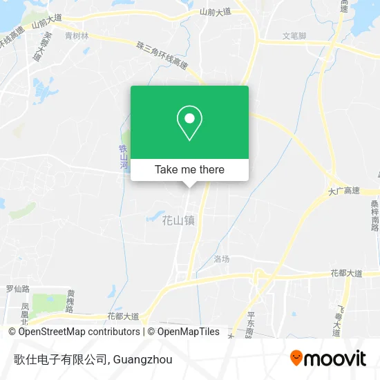 歌仕电子有限公司 map