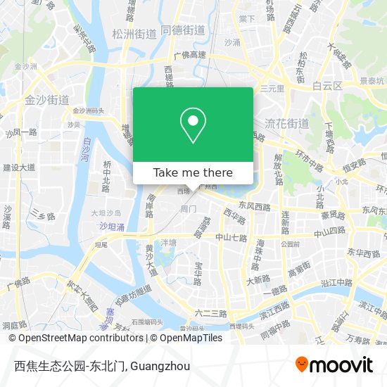 西焦生态公园-东北门 map