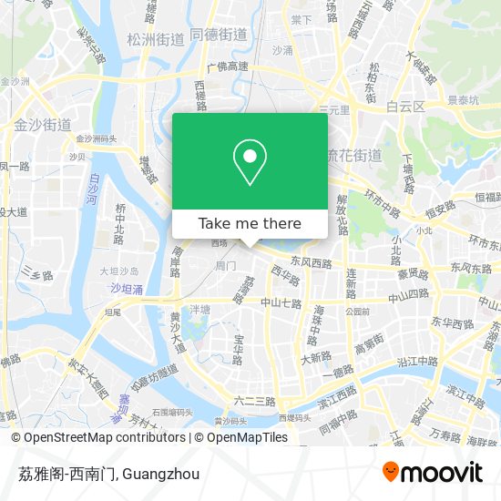 荔雅阁-西南门 map