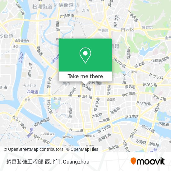 超昌装饰工程部-西北门 map