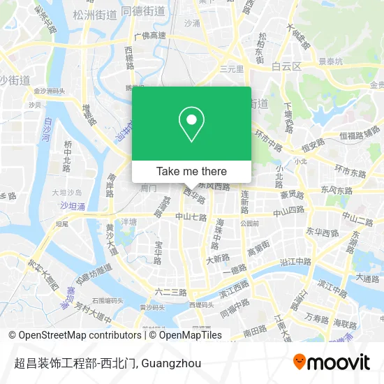 超昌装饰工程部-西北门 map